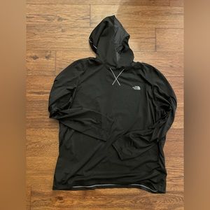 North face lightweight hooded shirt